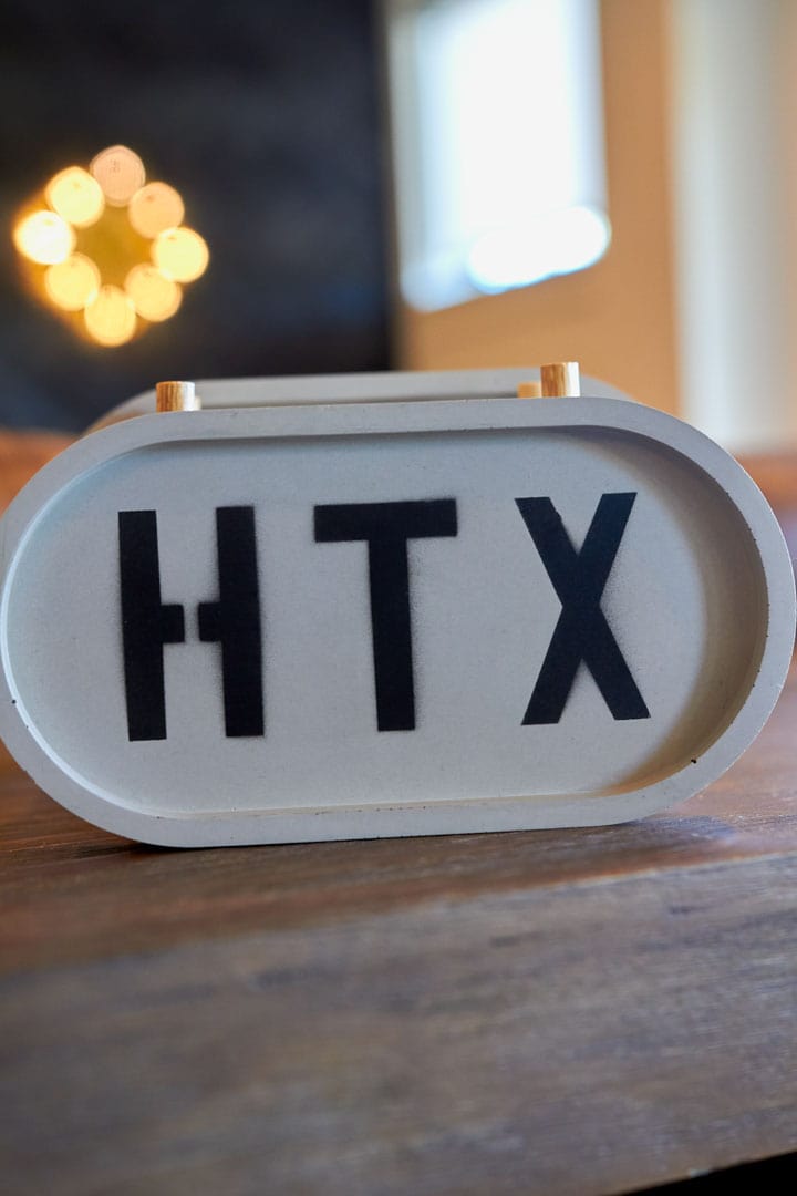 Oval Cement Tray – Handcrafted Urban Home Accent