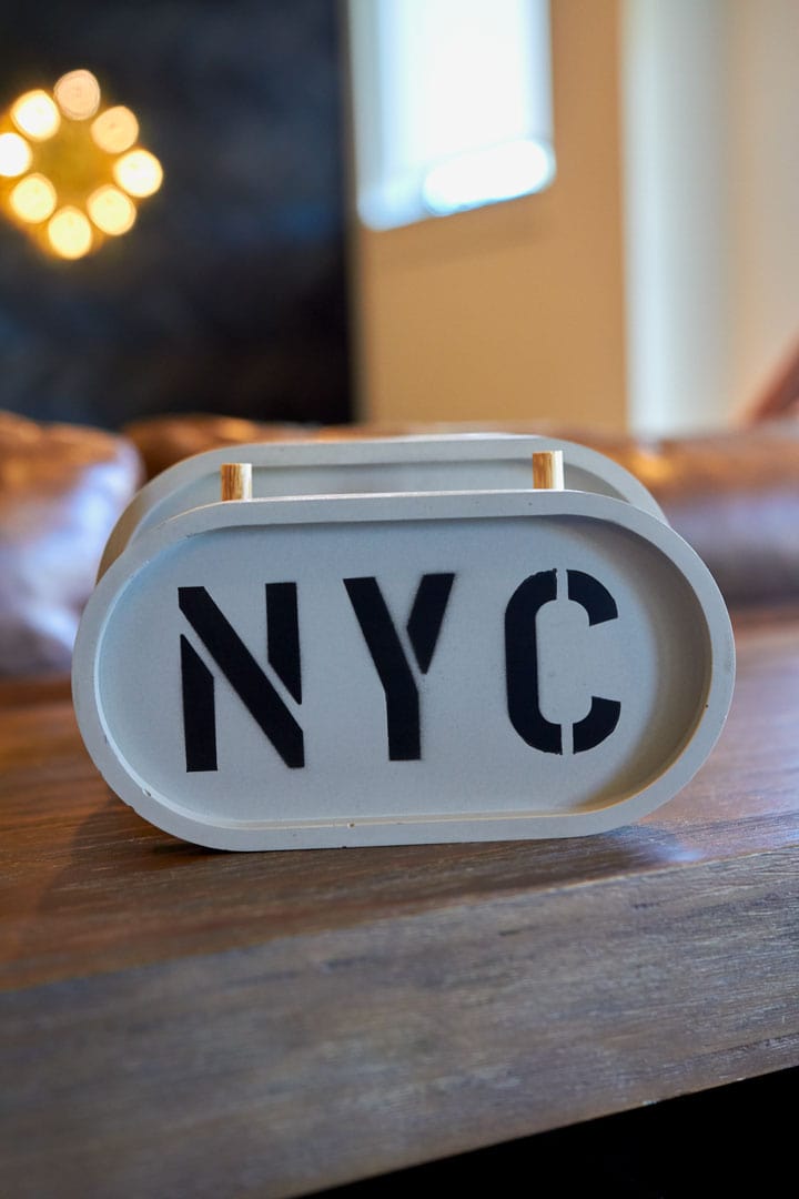 Oval Cement Tray – Handcrafted Urban Home Accent
